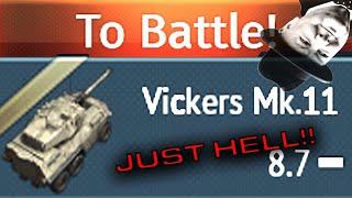 THE VICKER MK11 STOCK IS HELL!!!! - WAR THUNDER