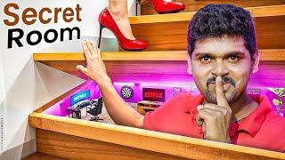 Secret Room Making Challenge [ PART-2 ] - No One Can Find it  Telugu Experiments