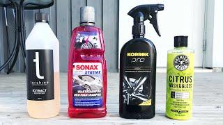 4 FAVORITE CAR WASH PRODUCTS