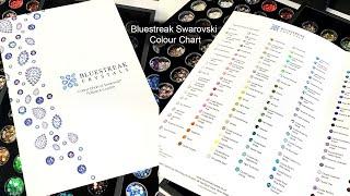 New Bluestreak Crystals Swarovski Colour Charts Unboxing