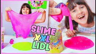 Slime xxl Lidl con unicorno sputacchioso