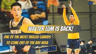 WALTER LUM is back in the BAY! 5'10" Asian American college PG puts on a CLINIC | Whitman vs Chapman