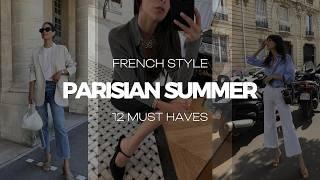 SUMMER PARISIAN STYLE: 12 Essential Pieces to Achieve the French Look