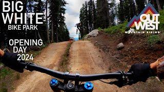 Big White Bike Park Opening Day 2024 || Mountain Biking Big White Bike Park