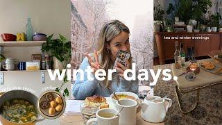 winter diaries | slowing down, cozy days at home & comfort meals