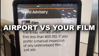 Airport Security VS Film -- how to travel through airport security with photographic film?