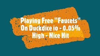 Duckdice - 0.05% Free Money "Faucet" Play & Boom #acedd956 #dice #duckdice