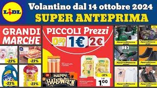 volantino LIDL dal 21 ottobre 2024  #anteprima Piccoli prezzi  offerte e promozioni casa parkside