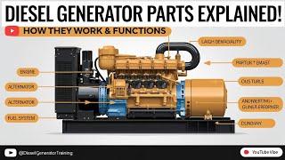 Diesel Generator Training | working principle of Electric Generator | parts of generators #generator