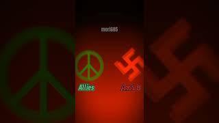 Allies VS Axis| #countryballs #fypシ #history