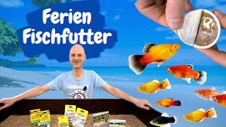 Aquarium und Urlaub geht das? Ferienfischfutter im Vergleich