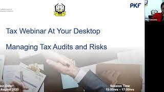 Managing Tax Audits and Related Risks  - PKF Webinar August 2020