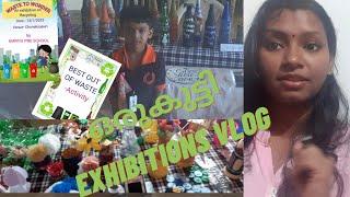 One day exhibition vlog #varamozhi #aswathyag #malayalam #bottlearts #craftfromwaste #exhibition