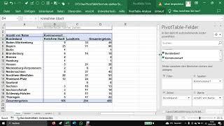 015 Das PivotTable-Tool - ein starkes Excel-Werkzeug