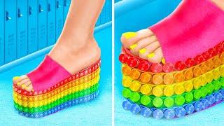 BE CREATIVE! || Most Unusual Ways To Sneak Food with 123 GO! Galaxy