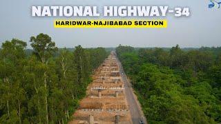 National Highway-34 : हरिद्वार - नजीबाबाद हाइवे | 4 Lane Work #detoxtraveller