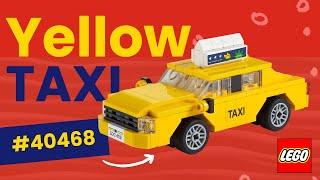 I built The Yellow LEGO TAXI to RELAX