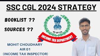 CGL STRATEGY 2024 | AIR 01 |  MOHIT CHOUDHARY ( ITI ) | ⭐️⭐️⭐️ #ssc #CGL2024 #cgl