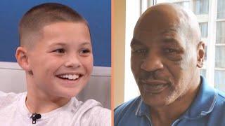 Kid Boxing Prodigy WOWs Mike Tyson!  II Steve Harvey