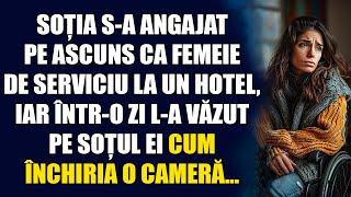 Soția s-a angajat pe ascuns ca femeie de serviciu la un hotel, iar într-o zi l-a văzut pe soțul ei..