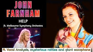 Vocal Coach Reacts to JOHN FARNHAM - 'Help' LIVE with Melbourne Symphony Orchestra (Vocal Analysis)
