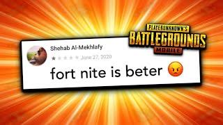 Hilariously BAD PUBG Mobile Game Reviews... (Cringe Warning)