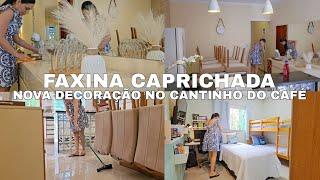 FAXINA COMPLETA| comprinhas, decoração nova, lavei tudo