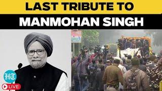 LIVE| Manmohan Singh Mortal  Remains At Congress HQ | People Pay Last Respects |Manmohan Singh Death