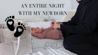 NIGHT TIME ROUTINE W/ A NEWBORN  | my breastfeeding journey | new mom | 6 weeks old | mom cozy m5