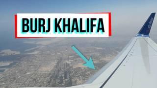 How Burj Khalifa looks from the air? || Timelapse Flight From Dubai to Belgrade