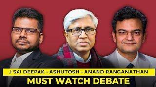 Anand Ranganathan, J Sai Deepak, Ashutosh - Calcutta Debating Circle | BJP Congress Telegraph India