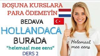 HOLLANDACANI BU DERS İLE GELİŞTİR!!!,BEDAVA HOLLANDACA ÖĞRENİYORUM DERS 2 