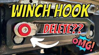 Delete your WINCH HOOK NOW!! How to make winch recoveries safer