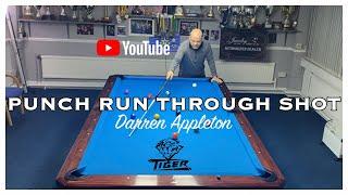 Long distance punch run through shot | TIGER CUE TIP OF THE MONTH