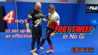 4 foot sweeps in no gi