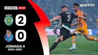 Resumo: Sporting 2-0 FC Porto - Liga Portugal Betclic | sport tv