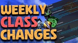 New WEEKLY Class Changes (Analysis) - Petko | The War Within BETA