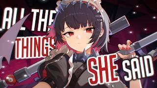 Nightcore - All The Things She Said (Rock Version 2.0) (Lyrics)