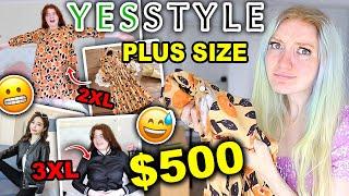 $500 YESSTYLE PLUS SIZE CLOTHING HAUL & TRY ON 2020 *yikes*