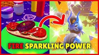 How To Make Fire Sparkling Power Level 3 Sandwich!