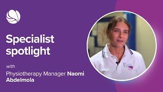 Physiotherapy Manager Naomi Abdelmola | Practice Plus Group Hospital, Plymouth