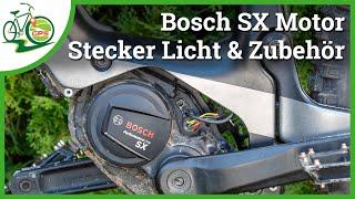 Bosch SX-Motor eBike  Anschlüsse & Stecker erklärt  Zubehör nachrüsten 