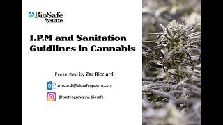 IPM and Sanitation Guidelines in Cannabis