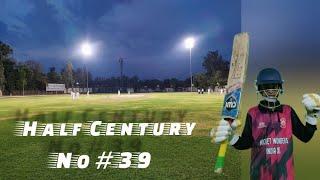 Half Century No #39 #shayanjamal #cricket #match
