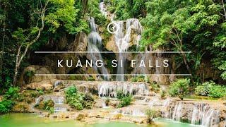 Amazing Kuang Si Falls! Must See! Beautiful Water Falls I Digital Destin