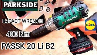 CORDLESS VEHICLE IMPACT WRENCH PARKSIDE PASSK 20 Li B2 (new model)  #parkside #tools #impactwrench