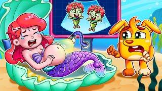 100 Baby Mermaids - Zombie Mermaid Pregnant Song | More Zozobee Nursery Rhymes & Kids Songs
