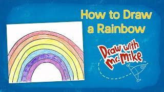 How to Draw a ROY G. BIV RAINBOW!