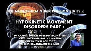 FINE NEUROPHILIA  QUICK REVISION SERIES 20# PARKINSONISM PART 1# FOR NEET DM NEUROLOGY ASPIRANTS#