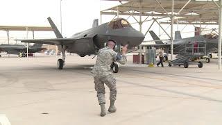 Luke AFB First F-35 Student Pilot Flight (HD)